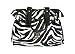 Dooney Bourke Zebra Chiara Bag Tote Black Trim