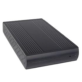 3.5-Inch USB2.0 Aluminum External SATA/IDE Hard Drive Enclosure (Black)