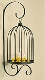 Hanging Birdcage Sconce ~ Charcoal~ Country Decor Hanging Birdcage Sconce ~ Charcoal~ Country Decor