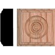 House of Fara R95 Red Oak Rosette Block
