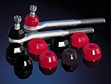 Tie Rod Dust Boot Round Style Largest Dia. Taper 0.59 in./15mm Socket Top Dia. 1 3/8 in./35mm 2 Pack Black