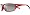 Red Crystal / Grey Silver Flash