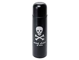 Review Present Time UK CN1035 / Present Time Skull Flask, stainless steel