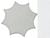 Eigenschaften Creativ Discount / Creativ Discount - Anhäkelform Rosette, 20 x 20 cm, Weiß