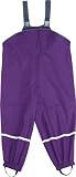 Produkt-Bild: Playshoes Unisex - Baby Latzhose 405424 Regenlatzhose, Gr. 74, Violett (19 lila)