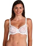 DKNY Signature Lace Seamless Underwire Bra, 32D, White