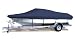 Give your boat the protection it needs with this heavy-duty 300 D polyester cover. It's weather proof, Sturdy, breathable, water resistant, UV coated and will fit boats up to 22 ft. Great for keeping harmful UV rays whether it's parked on your driveway or at the dock.

FEATURES: Weather proof, water resistant UV protected; Double Stitch seams/elastic hem; 300 D Polyester; Six (6) clip-fit ends (can be used under or over); 40 ft strap; Mesh Storage bag

SPECIFICATIONS:; Fits 20'-22' V-hull runabouts, fish, ski and I/O; 100' max beam width; Not recommended for cabin or console boats

PLEASE NOTE: Make sure to measure the length and beam (width) of your boat and compare for proper sizing