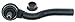 ACDelco Professional 45A0949 (19142494) Driver Side Outer Steering Tie Rod End