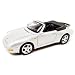 1994 PORSCHE 911 CARRERA CABRIOLET SILVER 1:18 MODEL BURAGO