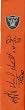 2012 Oakland Raiders Team Autographed Logo Football End Zone Pylon with 18 Signatures Total, Proof Photos