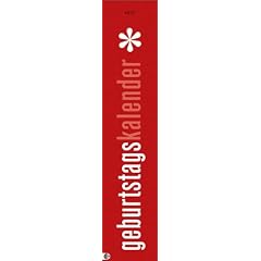 Geburtstagskalender Mini-long Jahresunabh�ngig