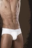 C-in2 Posh Low No Show Brief for Men - White
