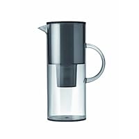 Stelton Jug, transparent with water filter - Smoke , 50.7 oz , 1.5 l