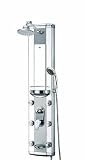Aluminum shell brass shower panel SPA massage system