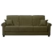 Lola Sleeper Sofa - Microfiber Dark Moss