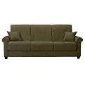 Lola Sleeper Sofa - Microfiber Dark Moss