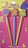 3 Pack Colorful Animal Pals Pencils with Eraser Toppers