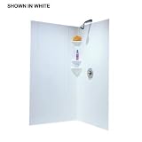 Swanstone SW-NEO-DTF High-Gloss Shower Wall Kits, White