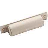 Amerock BP53715G10 Rochdale Cup Pull, Satin Nickel, 4-1/2-Inch