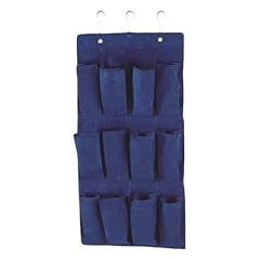 WENKO 4257030100 H�ngeorganizer Air - 12 F�cher, atmungsaktives Vlies, 48 x 86 cm, dunkelblau