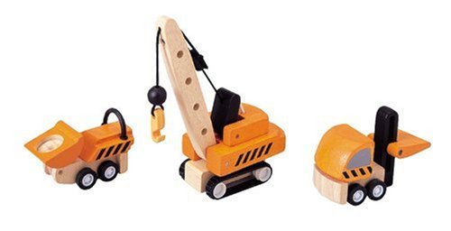 ASA Toys - PT6087 - Jouet en bois - Véhicule - Véhicules de Construction