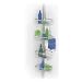 Stainless Steel Tension Pole Bath Shower Caddy