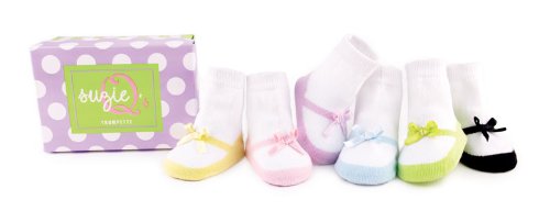 Trumpette Suzie Q Socks, Assorted, 0-12 Months