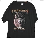 Black Wolf T-shirt Legend of the Wild