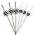 MLB Officially Licensed 6-pack Team Logo Sip Straws