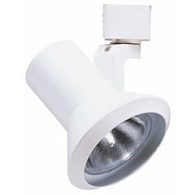 Juno Lighting R551WH Trac-Lites Flared Steps Line Voltage 50W PAR30 Lamp Holder, White
