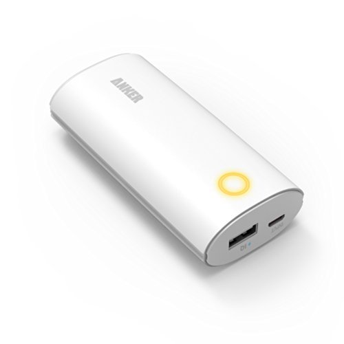 Anker 2nd Generation Astro External Battery 6400mAh - Retail Packaging - White Color: White PC, Personal Computer