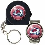 NHL Colorado Avalanche 6' Tape Measure, Key Chain & Money Clip Set