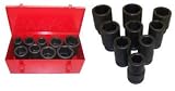 10 Pc 1" Dr Drive Deep Socket Set Molybdenum 2" SAE