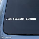 JEDI ACADEMY - Star Wars - Car, Truck, Notebook, Vinyl Decal Sticker #1090 | Vinyl Color: White