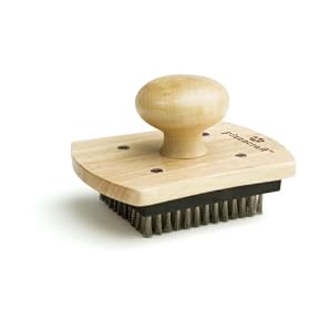Pizzacraft PC0206 4 x 5 Hardwood Handled Pizza Stone Scrubber Brush with Stainless Steel... by Pizzacraft