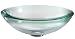 Kraus GV-150-19mm-CH 34mm Clear Edge Glass Vessel Sink with PU-MR, Chrome Kraus GV-150-19mm-CH 34mm Clear Edge Glass Vessel Sink with PU-MR, Chrome