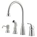 Price Pfister 026-4CBS Avalon Single-Handle Kitchen Faucet, Stainless Steel