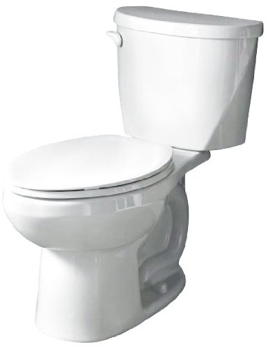 American Standard 2428.800.020 Evolution 2 Right Height Elongated Two Piece Toilet with Right Hand Trip Lever, White
