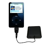 Emergency AA Battery Charge Extender for the Apple iPod 80GB - Gomadic Brand w/ TipExchange Technology