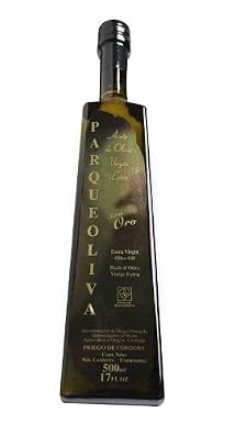 ParqueOliva Serie Oro- Award Winning Cold Pressed EVOO Extra Virgin Olive Oil, 2011-2012 Harvest, 17-Ounce Glass Bottle