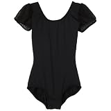 Capezio Girls 7-16 Puff Sleeve Leotard