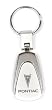 Pontiac Chrome Teardrop Keychain