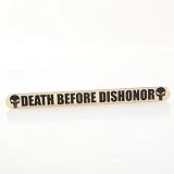 TechT Gun Tag A-5 Gun Accessory - Death Before Dishonor - Gold