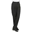 Neil Allyn Black pleated front trouser for women