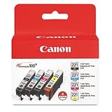 2946B004 (CLI-221) Ink, 4/Pack, Tri-Color,CNM2946B004