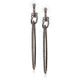 Paige Novick Courcheval Long Beeded Oval Earring