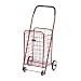 Kitchen & Housewares : Mini Folding Grocery Cart - Wire - Red (Red) (36.25