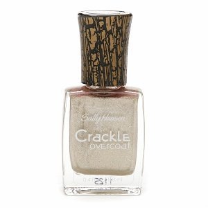 Sally Hansen Crackle Overcoat Nail Polish, Antiqued Gold, 0.4 Fluid Ounce
