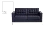Alphaville Design SL-BALI-2-MI-BW Baliette Loveseat - Bright White