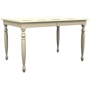 Color Cuisine Rectangular Leg Counter Table With 36